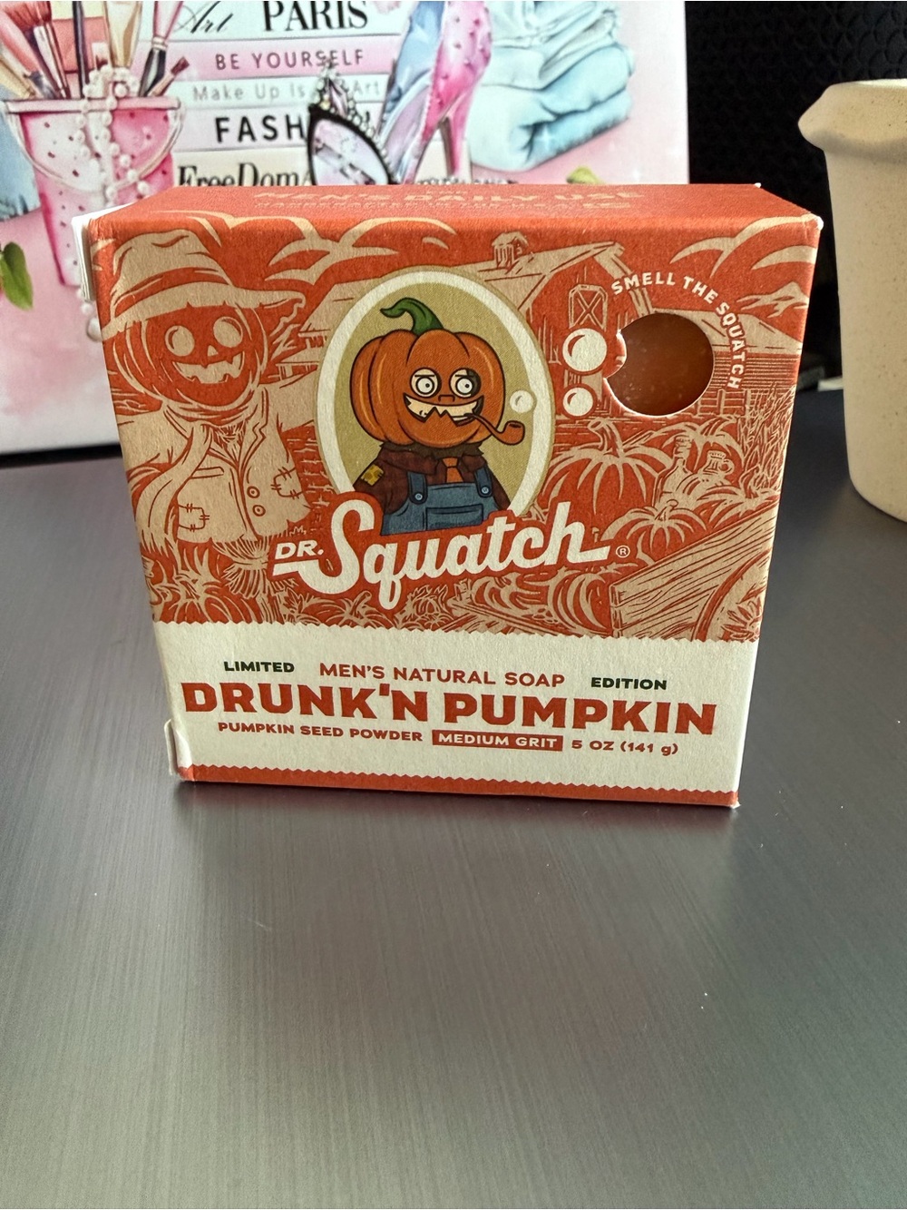 Dr Squatch Drunk'n Pumpkin Men's Natural Soap - Orange